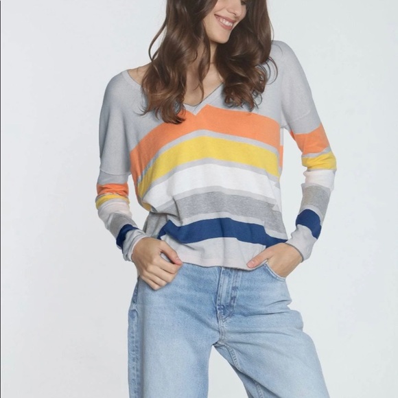 L+T Label and Thread hang ten v neck sweater NWT - Picture 7 of 9